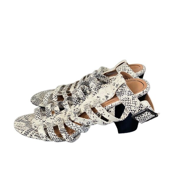 Vionic Sami Snake Print Sandals‎ Size 10 Strappy Ankle Strap - Picture 3 of 7
